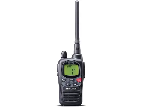 Midland C1385 - Radio PMR446-69 Resistente Agua IPX4 (Negro)