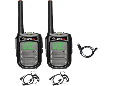 Wurui TXQ DP168 Walkie Talkie Digital Mini Profesional Recargable UHF (2 PC)