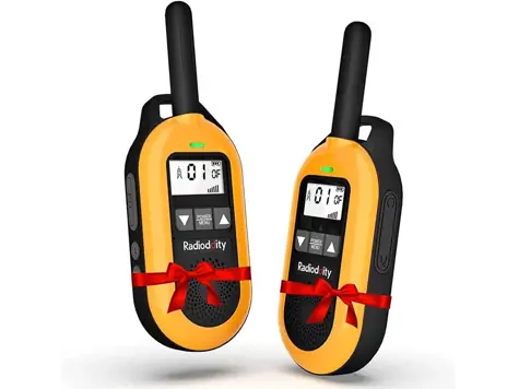 Radioddity PR-T2 Mini Walkie-talkies con Vox y Carga USB