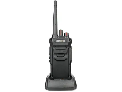 Retevis RT648 IP67 Walkie Talkie Recargable USB Negro