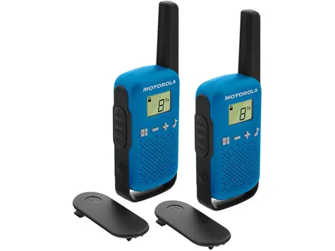 Motorola T42 Azul Talk About (2 unidades, PMR446, 16 canales, 4 km)