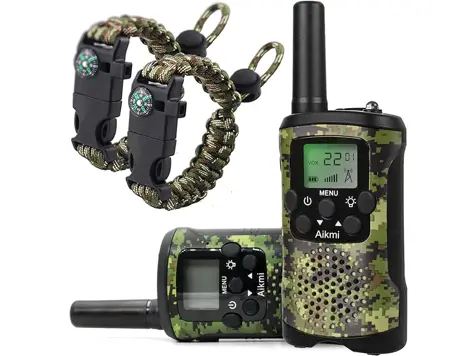 Walkie Talkies 8 Canales LCD VOX 3KM Camping Niños 4-12 Años.