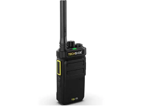 TechSide TS-T1 | Walkie Talkie PMR446 | 16 Canales | Vox | WiFi | USB-C | IP54