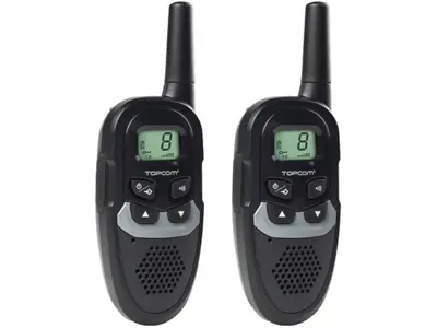 Topcom RC-6410 - Walkie-talkie, Alcance 6 km, 8 Canales