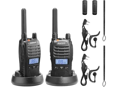 BAOFENG BF-88ST Pro PMR446 Walkie Talkie - Paquete de 2